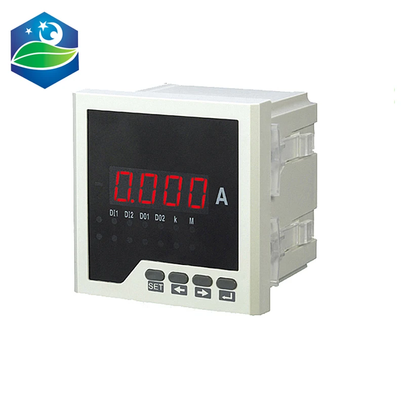 Однофазный цифровой амперметр светодиодный измеритель тока 96*96 Амперметр с 1