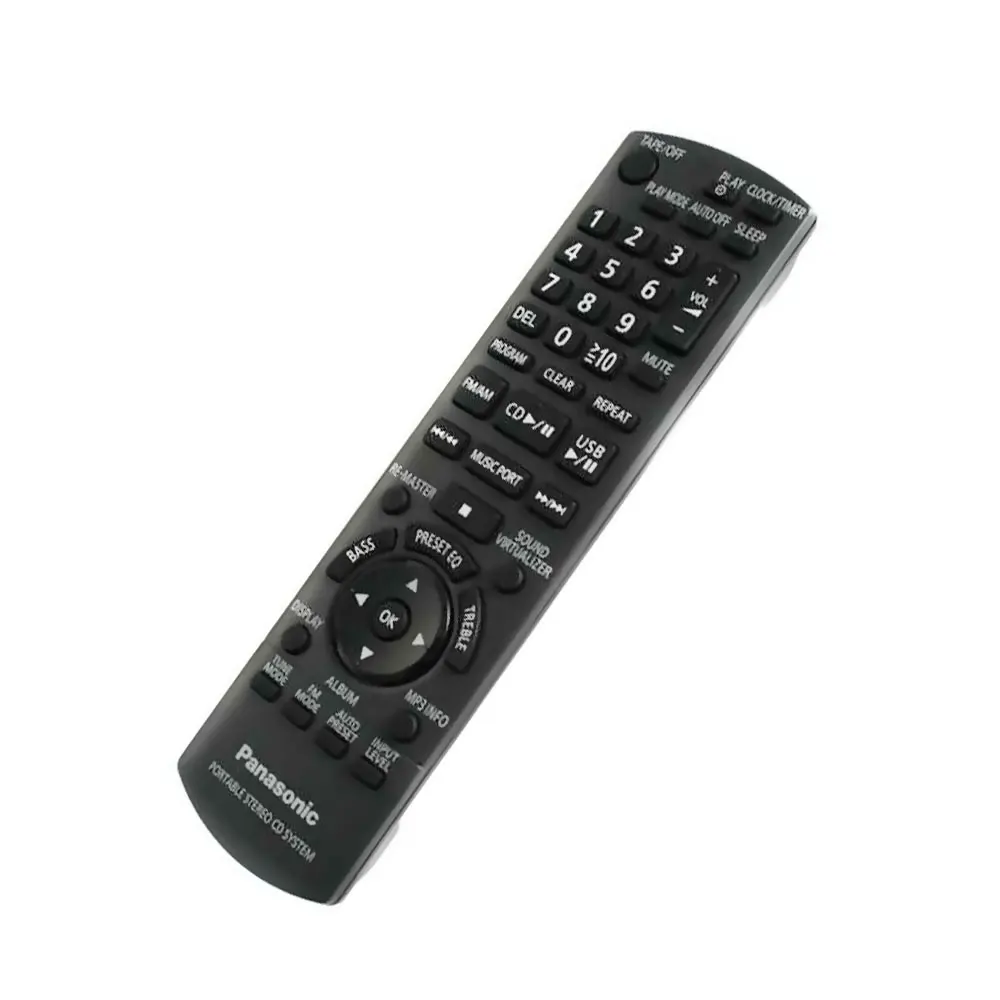 Panasonic Моноблочная магнитола с пультом ДУ RX D55EE K WMA/CD/ R/ RW music port USB Extra Bass