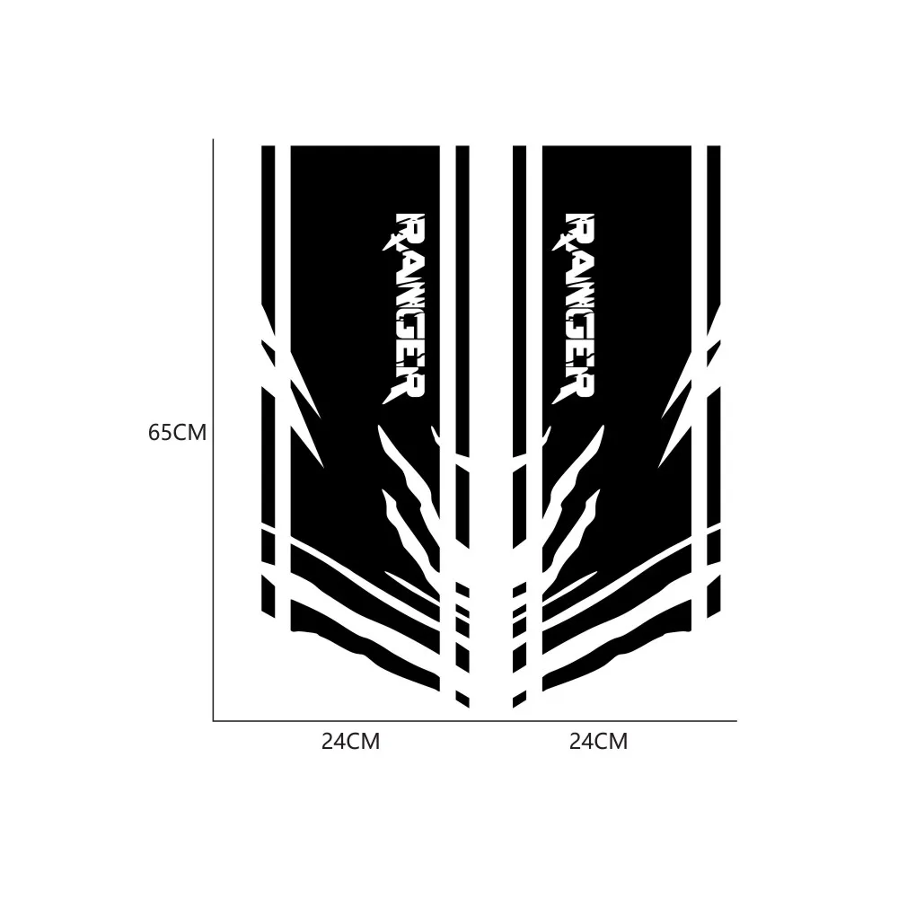 Наклейки на автомобиль с изображением горных приключений пересеченных по