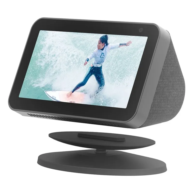 Magnetic Holder for Echo Show 5 Stand Base Mount Aluminum Anti-Slip Full 360 Degree Adjustable Rotatable Bracket Speaker | Компьютеры и
