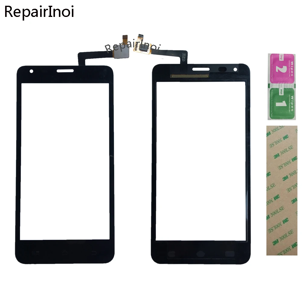 

10pcs Touch Screen For Fly IQ456 ERA Life 2 IQ 456 Touch Screen Lens Sensor Digitizer Front Glass Adhesive