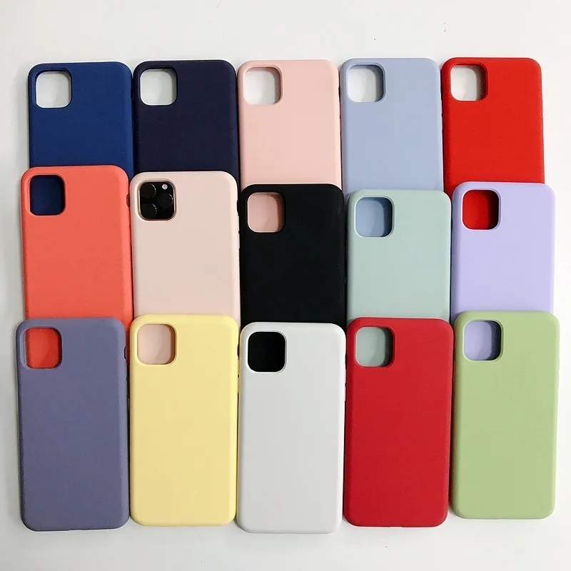 Оригинальный жидкий силиконовый чехол для телефона IPhone 11 5 8 дюймов Мягкий