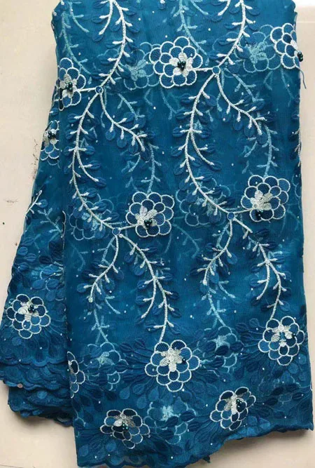 Новая французская молочная шелковая сетчатая кружевная ткань 2021