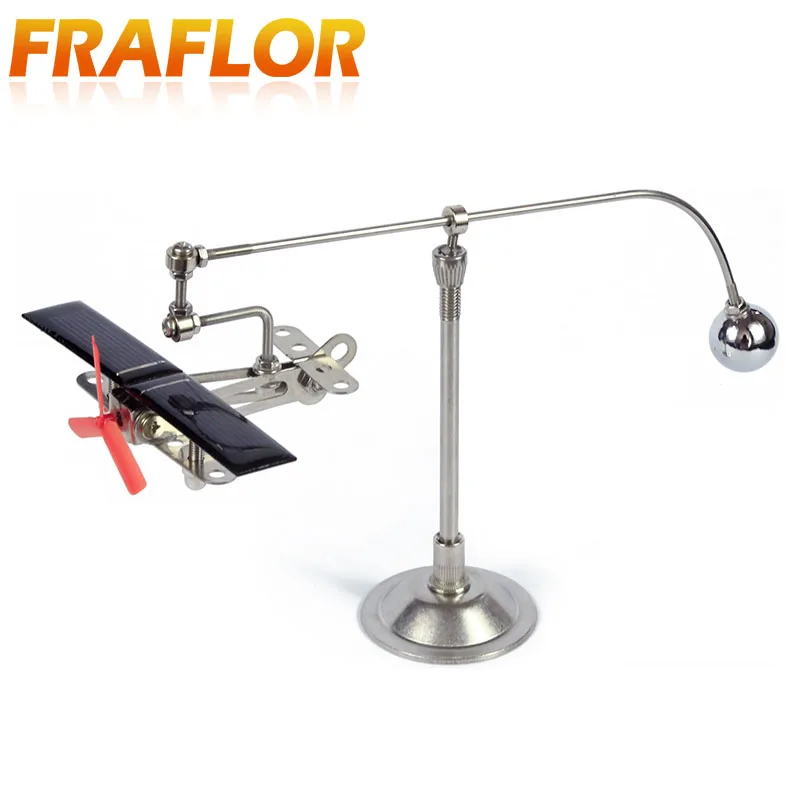 Высокотехнологичные игрушки на солнечной батарее развивающий мини самолет