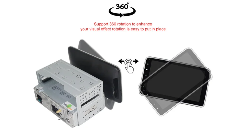 MEKEDE Single 1 DIN 8" Android 9.0 Universal Car Radio Stereo Quad Core Head Unit GPS Navigation Support Steering Wheel