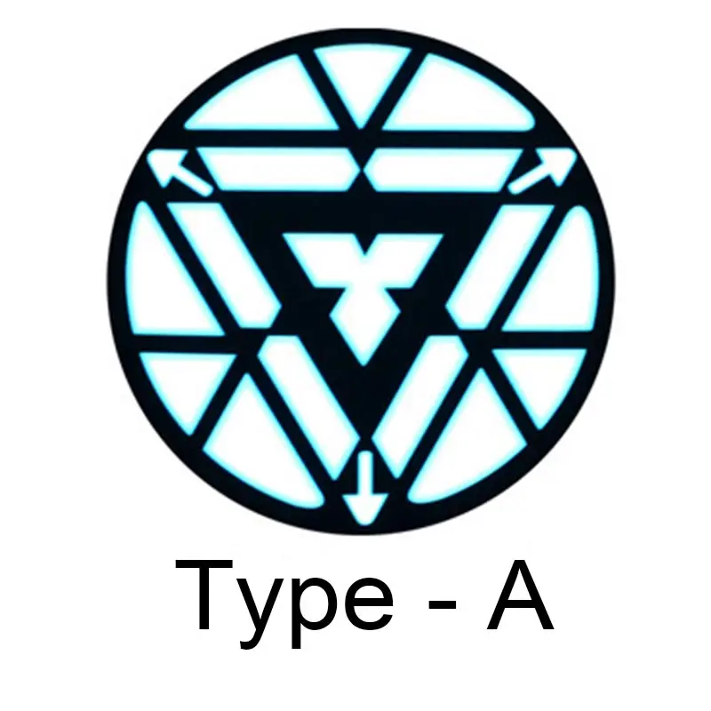 Type - A Железный человек светодиодный светильник акустическое управление o-образным вырезом с короткими рукавами футболки звуковая активация рубашки для вечерние - Цвет: Type - A