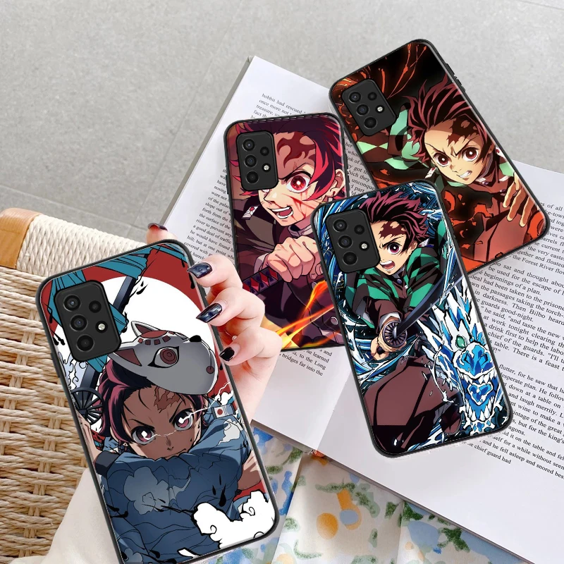

Demon Slayer Phone Cases Case For Samsung Galaxy A11 A21S A31 A32 A41 A42 A51 A52 A71 A72 Anime Kimetsu No Yaiba TPU Back Cover