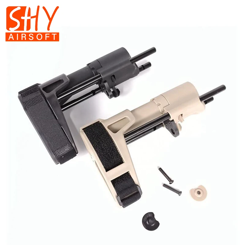

SHY Tactical PDW Stock Tied hands extend Nylon support for M4 SLR 556 416 FTM Kublai toys outdoor tactical CS game equipment