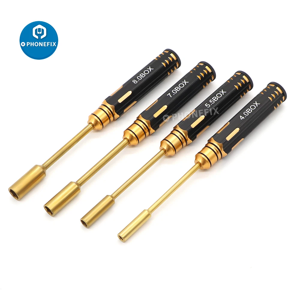 4 in1 Hex Screw Driver Tools Kits Set Precision RC Hexagon Head 4.0/5.5/7/8mm Socket Screwdrivers For FPV Drone Car Repair | Инструменты