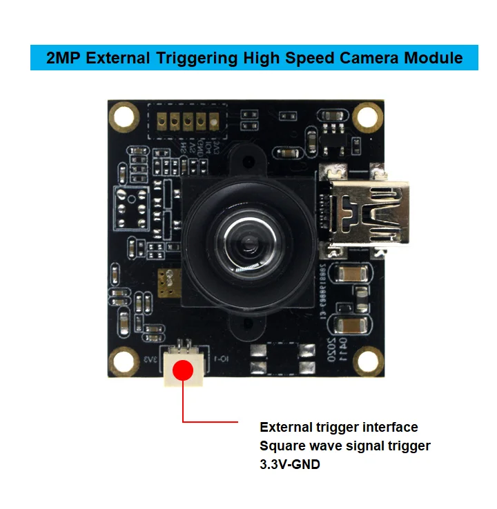 2 Мп HD внешний триггер USB-модуль камеры 60 FPS высокоскоростная машина с низкой