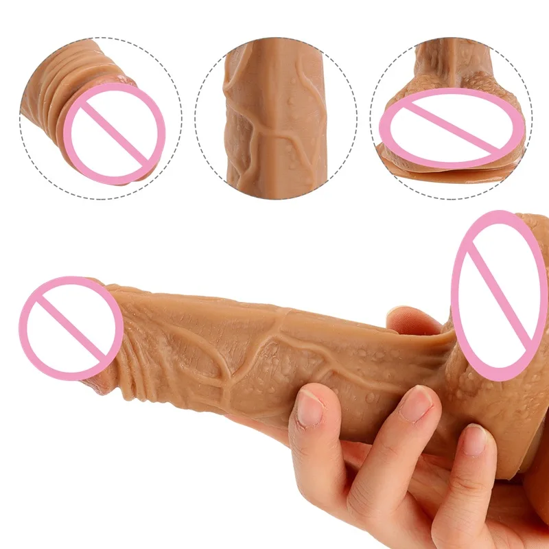 Реалистичный фаллоимитатор для эякуляции большой на присоске интимные изделия