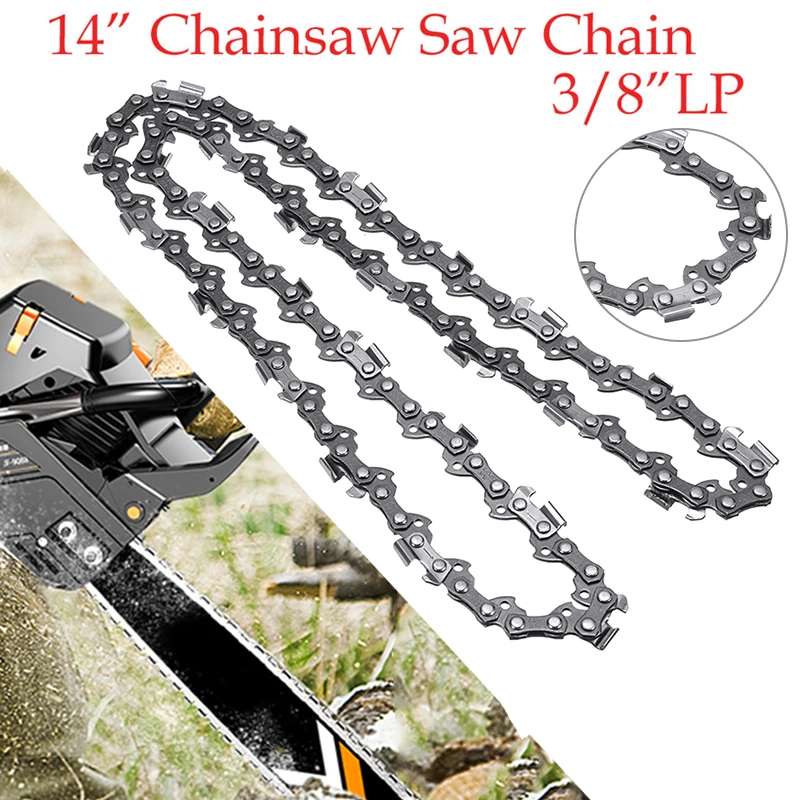 

1Pcs 14 Inch Chainsaw Chain 3/8" LP Pitch Saw Chain 53 Drive Links Electric Chainsaw Parts Chainsaw Blades For Garden Tools