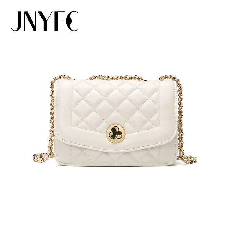 

JNYFC New Women Fashion Crossbody Shoulder Bags Handbag Flap bag High Quality PU Leather White Black 2021