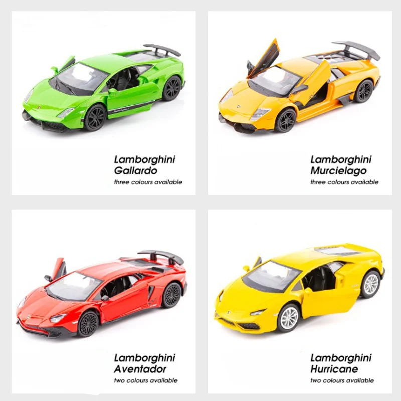 Lamborghini металлические игрушечные машинки 1/36 литья под давлением масштабная