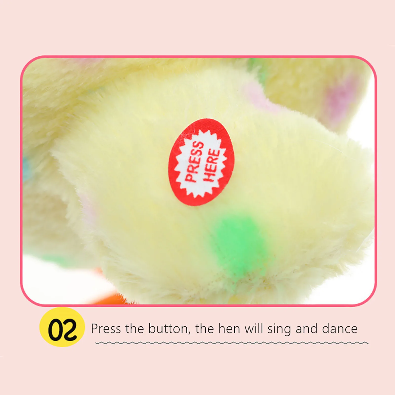 

Electric Dancing, Singing, Laying Eggs Chicken Plush Toys Children's Educational Magic Electronic Pets Decompression Toys #K