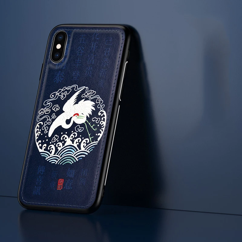 3D тисненый кожаный чехол для телефона iPhone 6 6S 7 8 Plus X XR XS Max мягкий матовый из ТПУ |