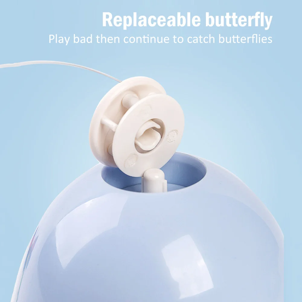 

Electric Rotating Cat Toy Colorful Butterfly Funny Dog Cat Toys Pet Seat Scratch Toy Pet Cat Intelligence Trainning Toy Supply