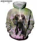 Новинка, модная забавная Толстовка с длинным рукавом и 3D-принтом такса, на молнии, свитшоты, куртки, мужские и женские прямые поставки