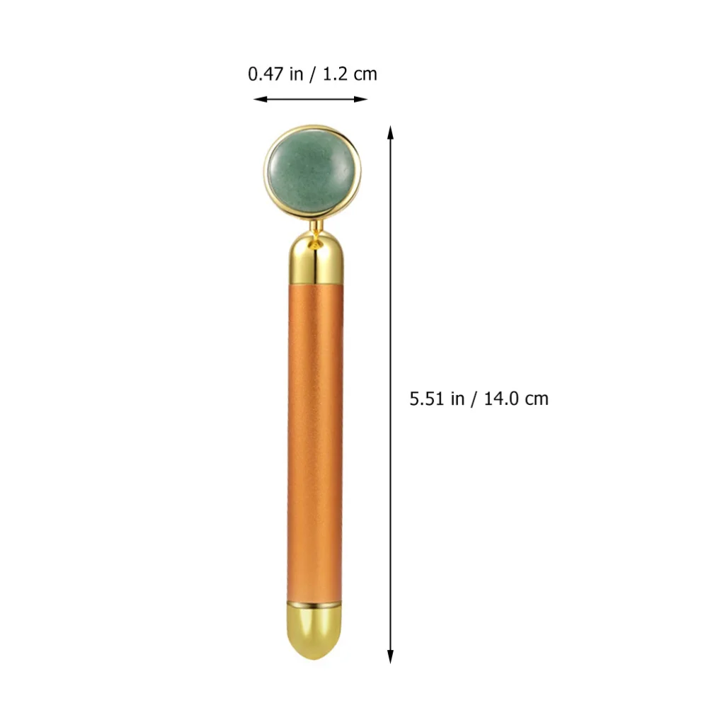 

1Pc Electric Facial Massager Vibrating Bar Massager Facial Beauty Tool (Golden)