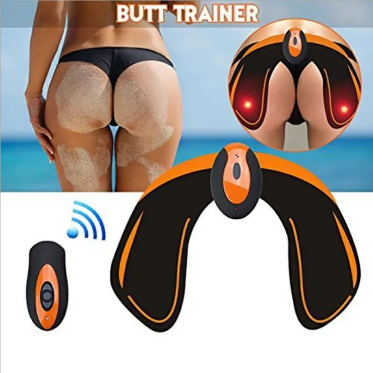 

EMS Wireless Hips Trainer Remote USB Electric Abdominal Muscle Stimulator Fitness Buttocks Butt Toner Lifting Slimming Massager