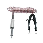 1 шт., профессиональная металлическая головка, прозрачный микрофон, клипкорд, татуировочный крючок, линия для тату, источник питания, набор, переключатель, педаль