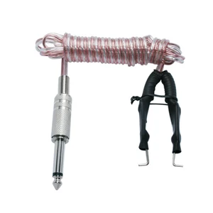 1 шт., профессиональная металлическая головка, прозрачный микрофон, клипкорд, татуировочный крючок, линия для тату, источник питания, набор, переключатель, педаль