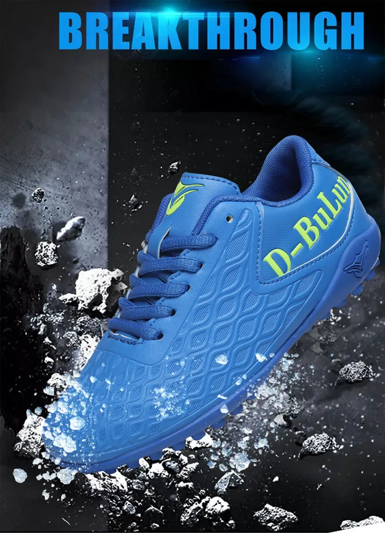 EU32--43 профессиональные взрослые детские футбольные туфли для помещений с