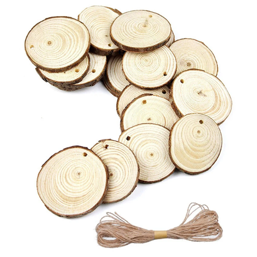 1 шт./лот винтажный натуральный деревянный зажим с веревкой декоративные