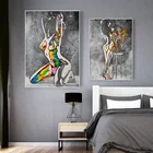 Постер, поп-арт фото сексуальной Женщины Body Art Naked Lady холст живопись современные абстрактные настенные принты без рамки домашний декор для комнаты