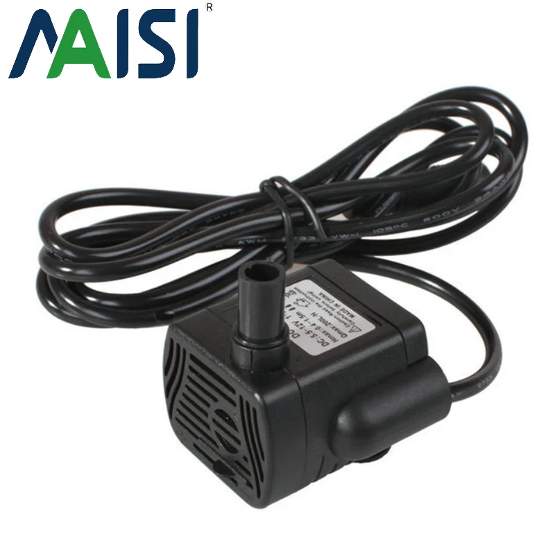 Погружной насос бесщеточный 12 В постоянного тока для сада аквариума АБС пластик 1