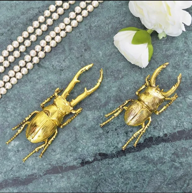 

Скандинасветильник ый роскошный золотой жук креативное настольное украшение с животными реквизит для фотосъемки аксессуары для дома Свад...