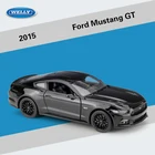 Модель спортивного автомобиля Welly 1:24 2015 Ford Mustang GT, модель автомобиля суперкара из сплава, Коллекционная модель автомобиля, подарок, детские игрушки для мальчиков