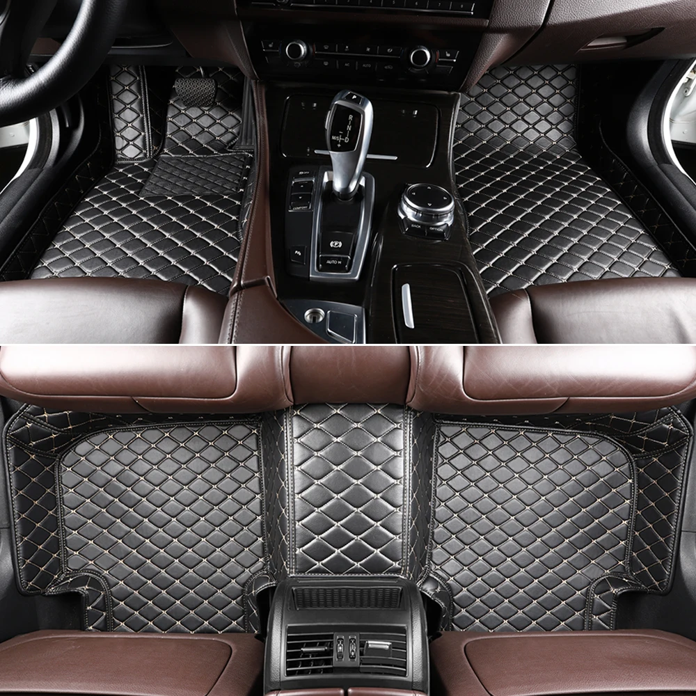 

KADUO Car Floor Mats Luxury-Surround Car Foot Mat Fit for Most Cars Audi Benz BMW Volkswagen Toyota Honda Land Rover