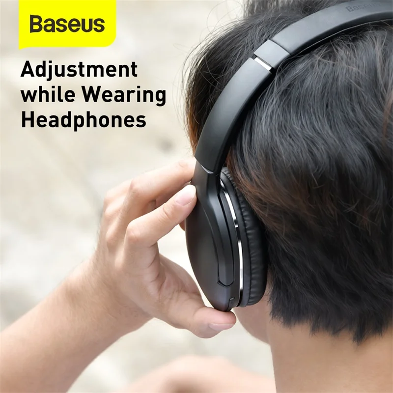 baseus d02 pro wireless headphones bluetooth earphones flexible adjustable sport headset ear buds head phone earbuds for iphone free global shipping