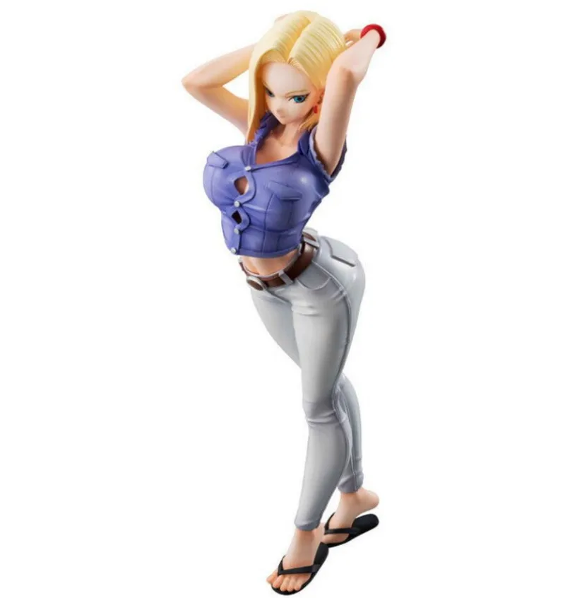 Экшн-фигурка игрушечная из лазурита Android 18 19 см Рождественский подарок с коробкой