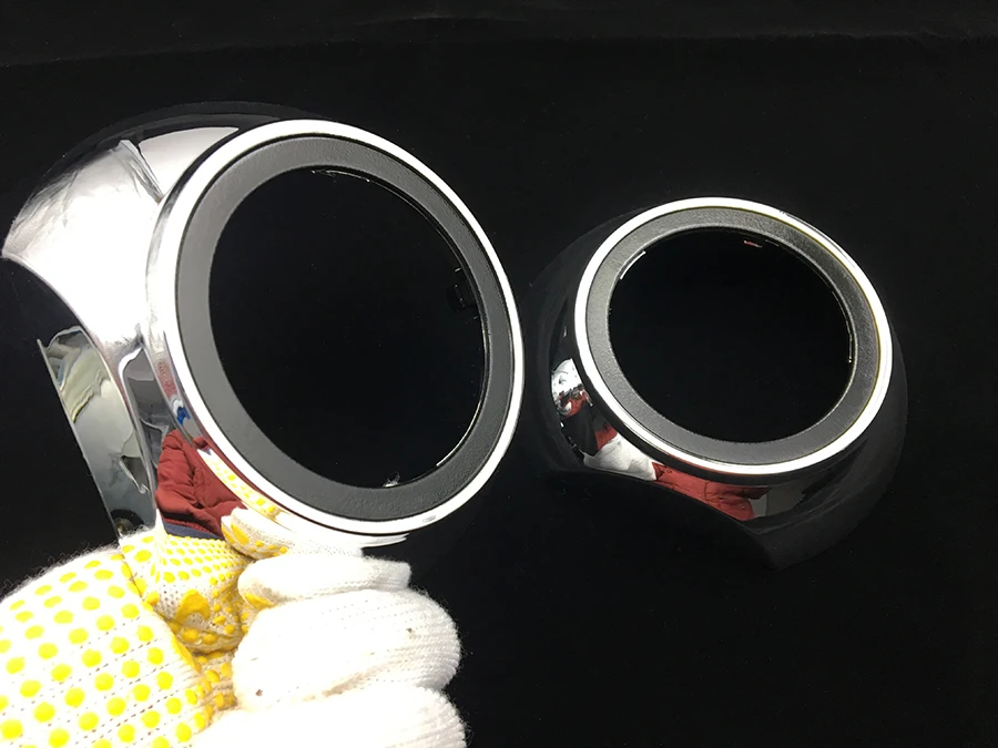 TAOCHIS автомобильный Стайлинг кожухи маска для 3,0 дюймов HELLA 3R G5 Koito Q5 линзы проектора bi xenon модифицированный головной светильник Volkswagen Tiguan