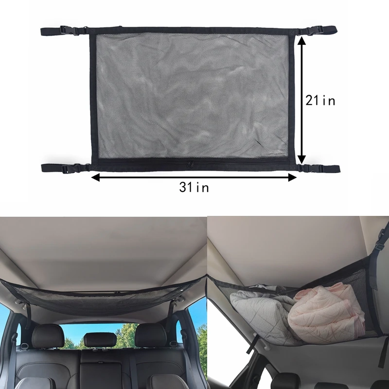 Универсальная автомобильная сумка для хранения с молнией дышащая Регулируемая