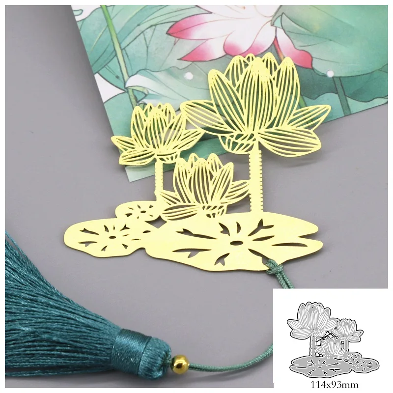 Китайский стиль цветы растения серии металлические режущие штампы декоративные