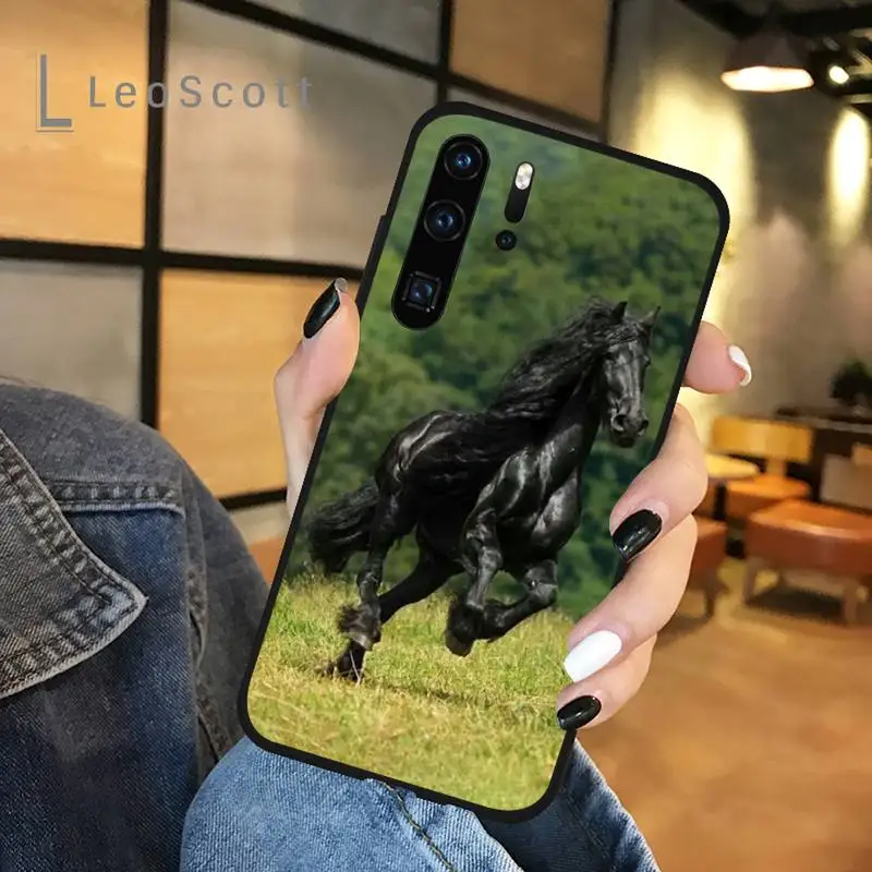 

Horse, idyllic, cool sweaty horse Phone Case For Huawei honor Mate P 9 10 20 30 40 Pro 10i 7 8 a x Lite nova 5t