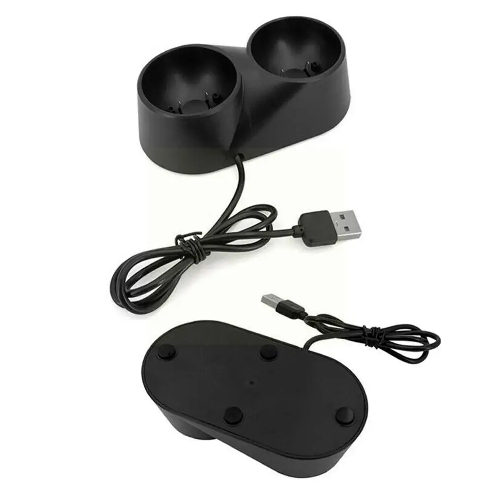

Dual Charger Dock For / Ps4 Vr Motion Controller Move Controller Black M1x0