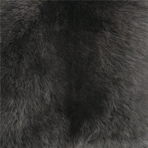 Dark grey Пальто из натурального меха с длинными рукавами, женская зимняя куртка из натурального Лисьего меха, высококачественное пальто из натурального Лисьего меха - Цвет: Dark grey