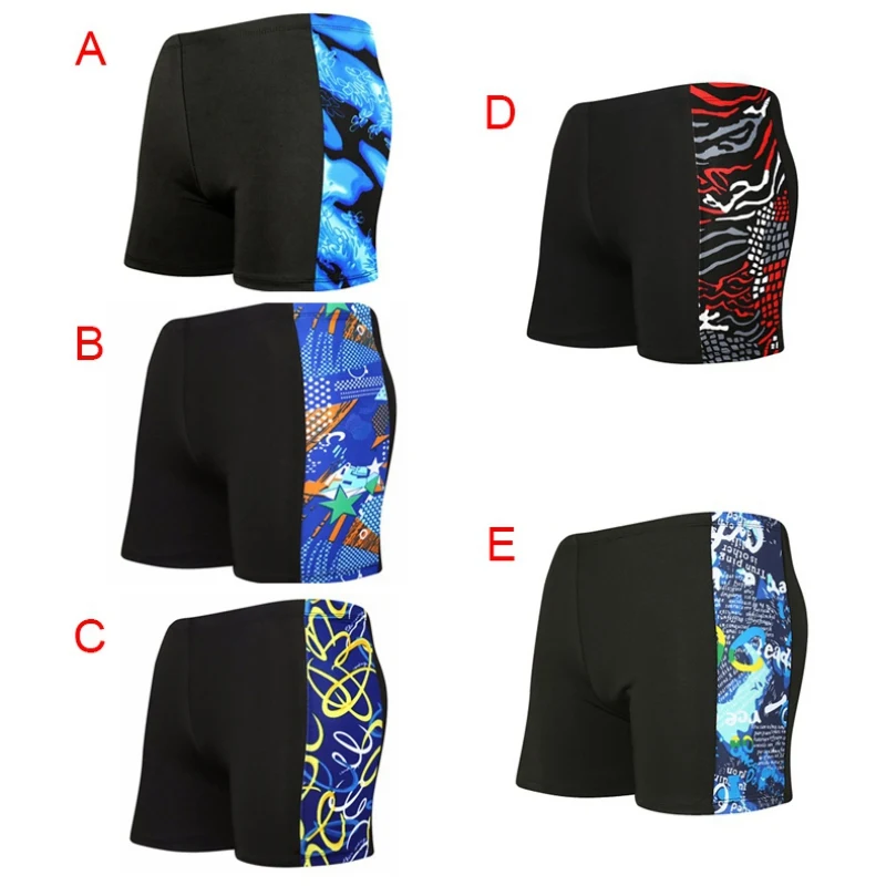 Men's Quick-drying Swim Shorts Boxer Trunks Beach Pool Home Leisure Swim Trunks