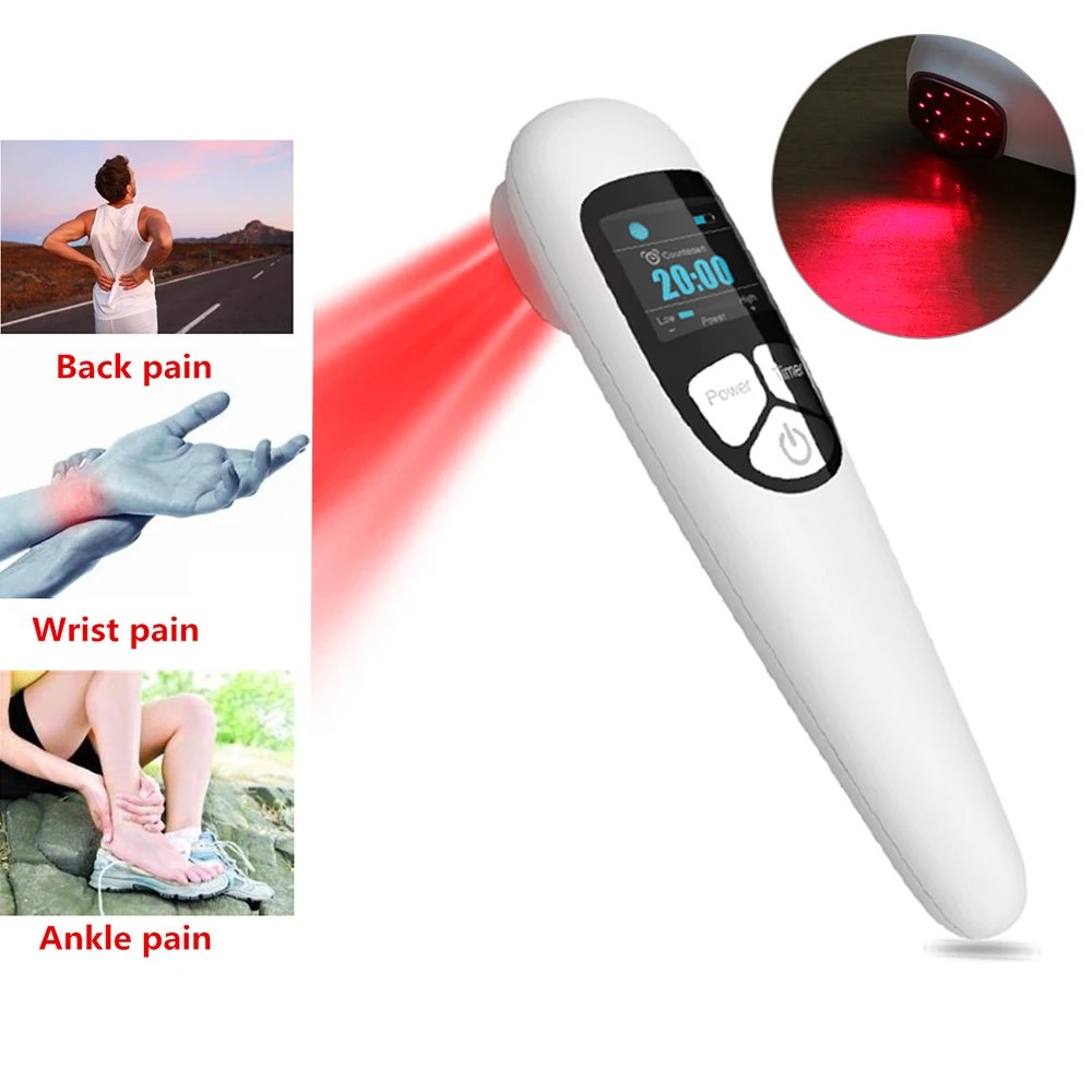 

650nm 808nm Laser Light Pain Relief Therapy Machine Handy Cure B Prostate Treatment Relieve Muscle Pain Joint