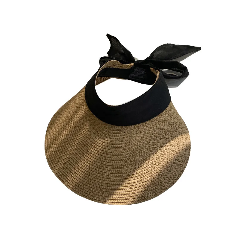 

Straw Bucket Hat Women Bow Women's Summer Visor Cap 2020 Fashion Fishing Hat Bob Men's Panama Hats bone feminino MZ015