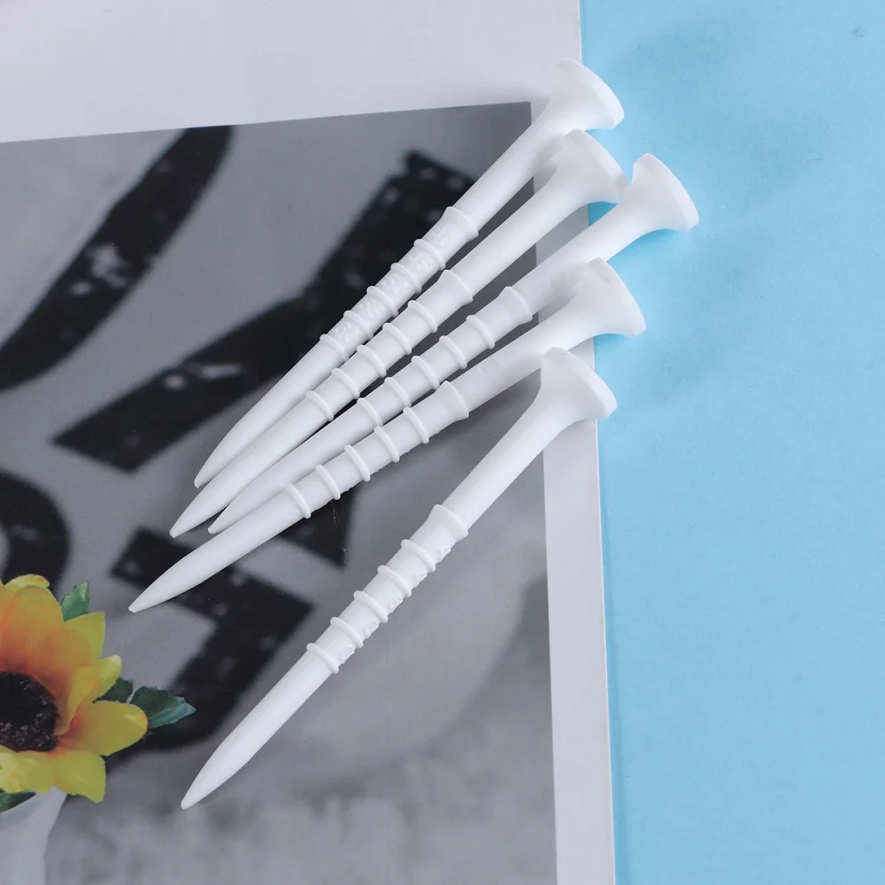 

15pcs Lightweight and Durable Scale Tees for Golfer (White)