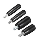 Шток вращающегося маховика uxcell с наружной резьбой M668 для фрезерного станка, оцинкованный, 1234810 шт.