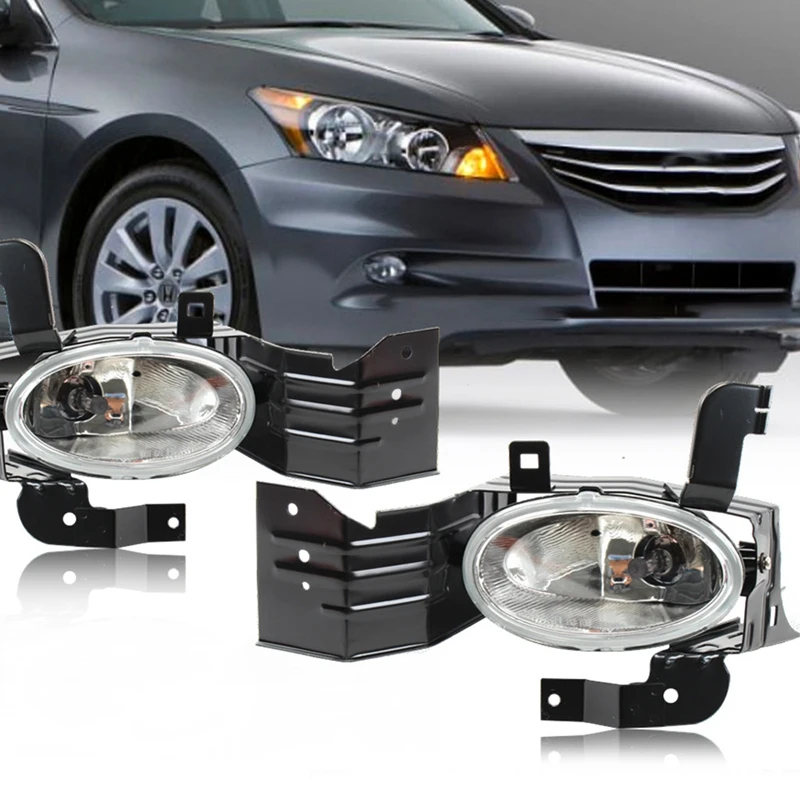 

Car LED Fog Lights Front Bumper Lamps+Wiring+Switch for Honda Accord Sedan 2011-2013 Accessories