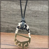 design metal leopard print resin square big pendant necklace for women vintage punk boho necklaces gothnic accessories jewelry