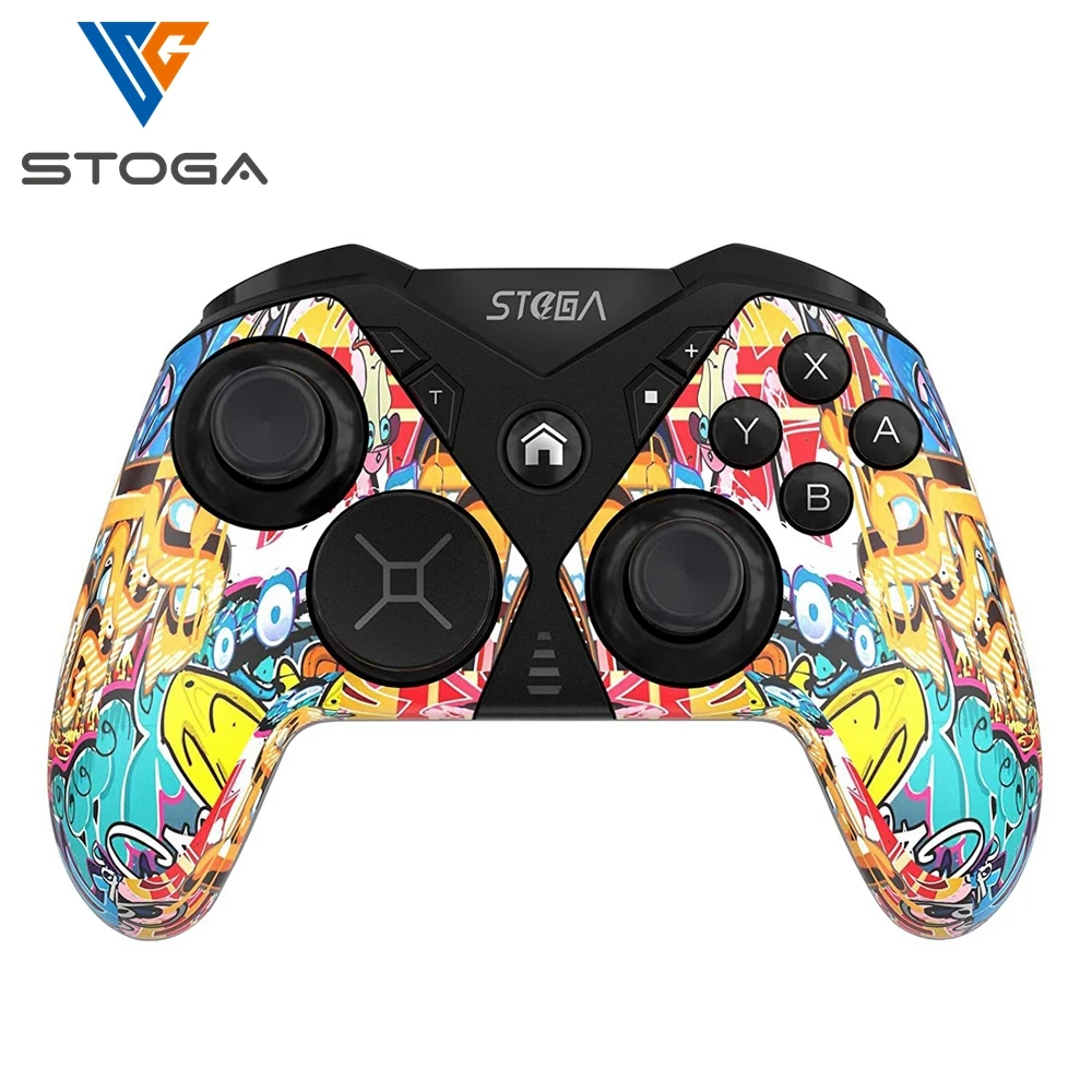 

Геймпад Stoga Pro для Nintendo, игровой 6-осевой геймпад с двойной вибрацией, совместим с Switch Lite и Andriod TV