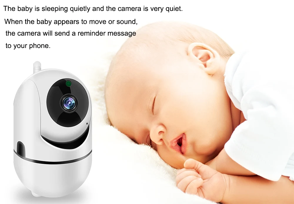 Ip-камера для домашней безопасности 1080P HD беспроводная Wifi камера SD карта Облачное хранилище двухстороннее аудио ИК Ночное Видение CCTV детский монитор